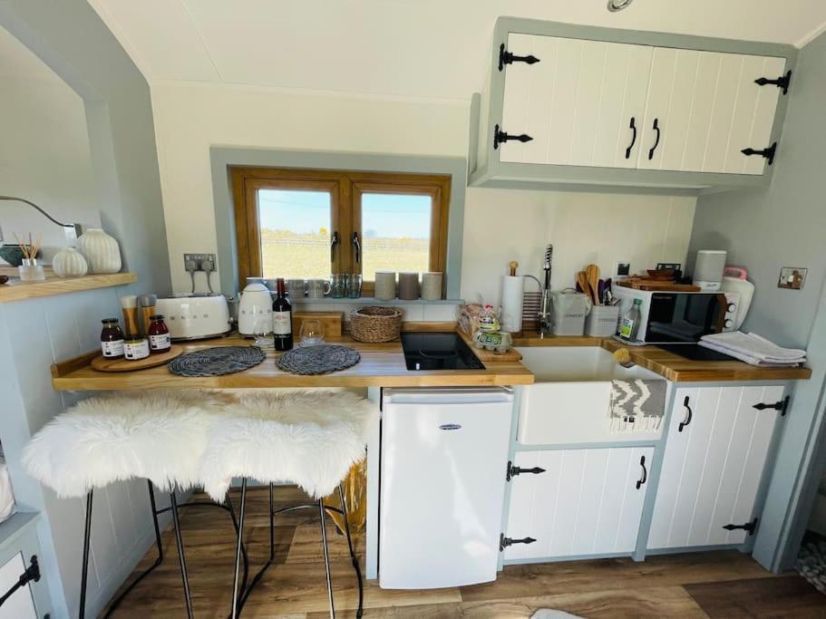 The Hut@Trefechan Wen - Coastal Coziness! Goodwick Exteriör bild